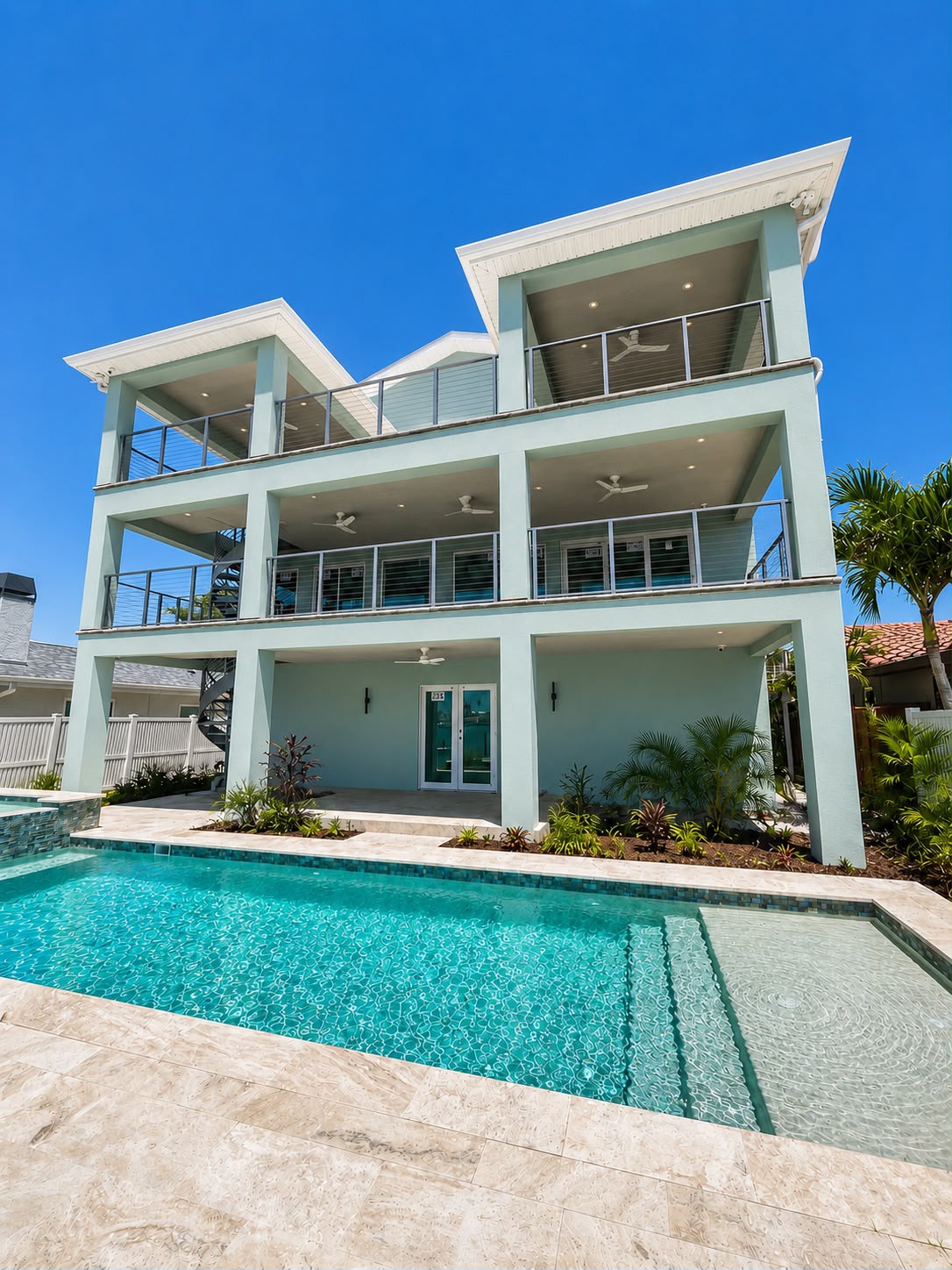 Coastal home detail